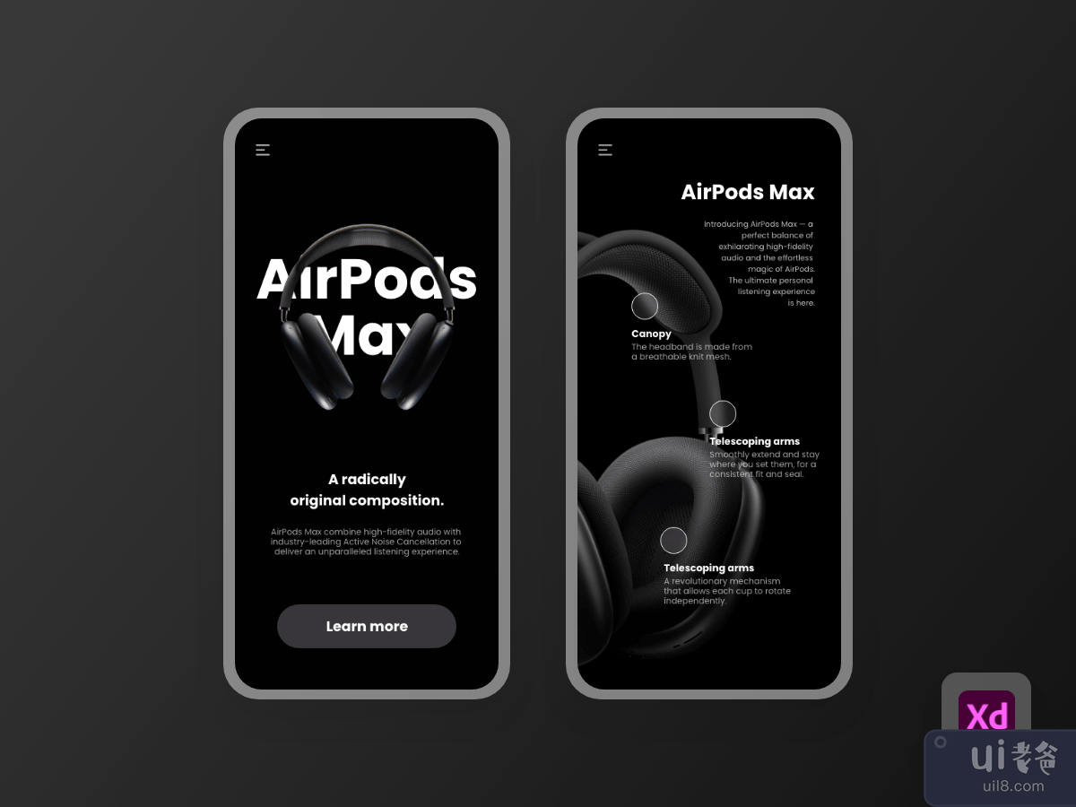 AirPods Max Exploration for iOS