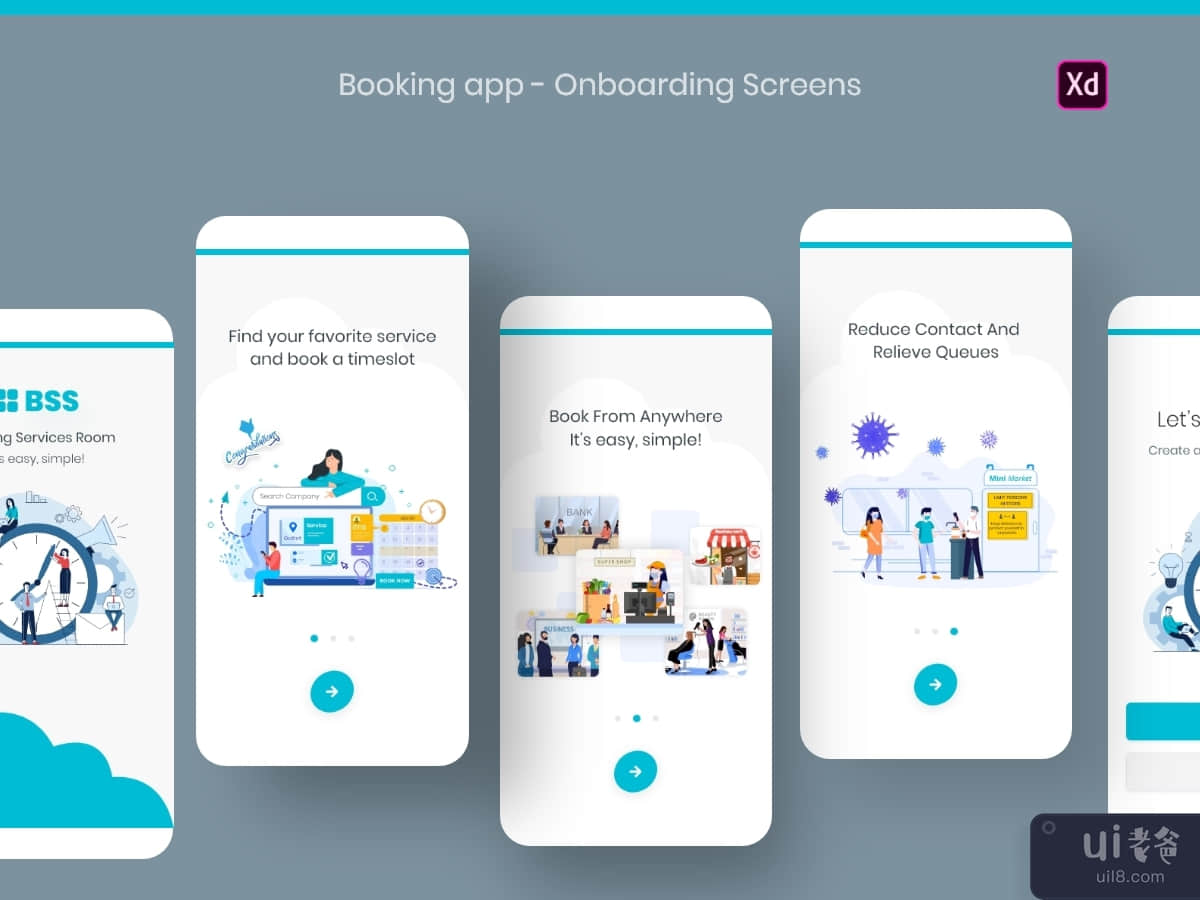 Onboarding Screen- Booking App