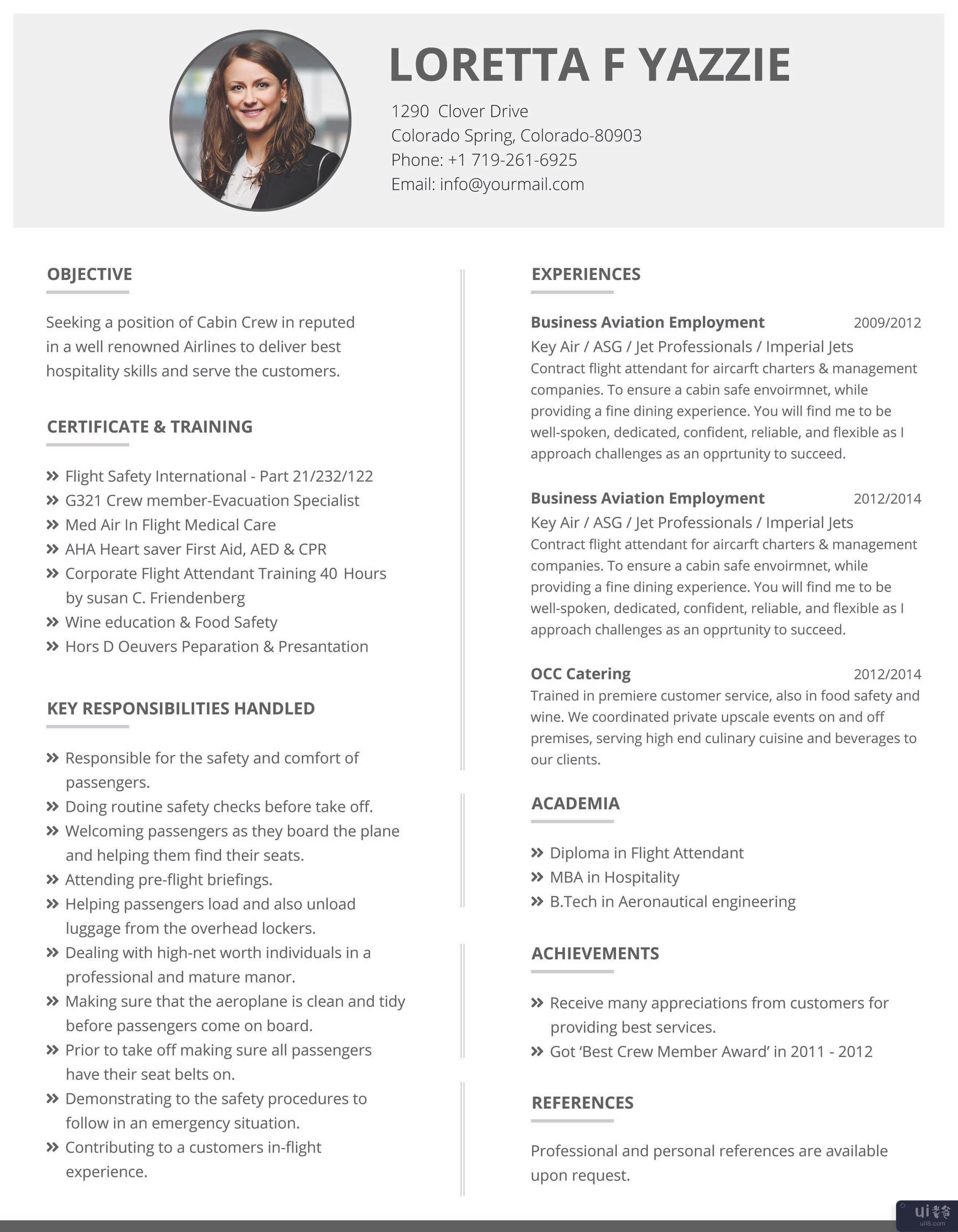 简单的简历模板(Simple Resume Templates)插图