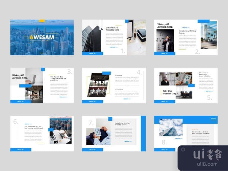 Awesam - PowerPoint演示模板(Awesam - PowerPoint Presentation Template)插图2