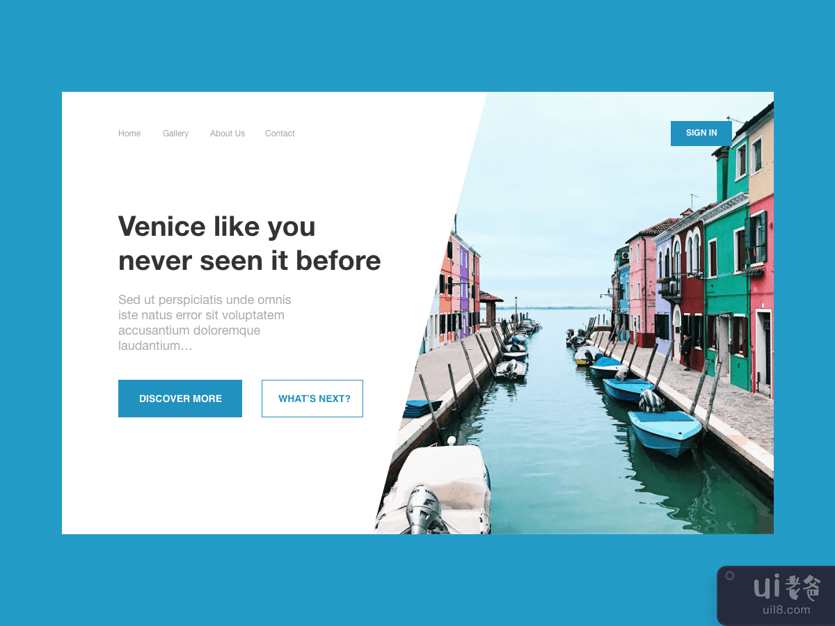 Website Header Venice
