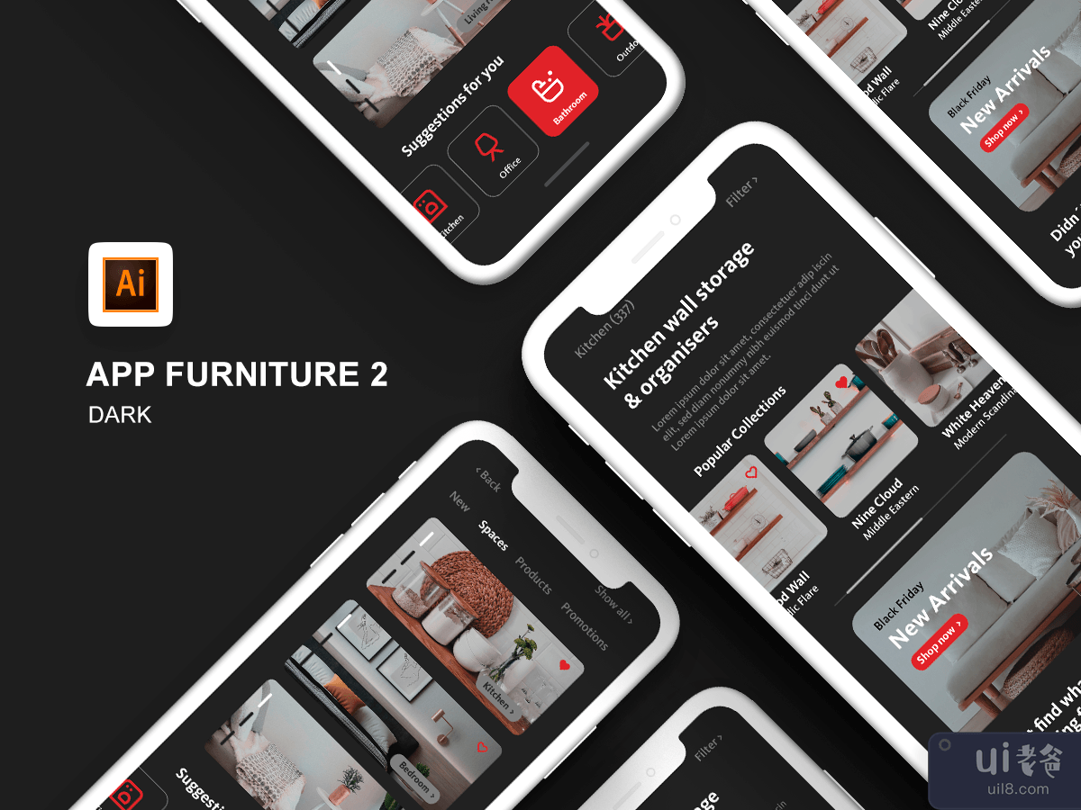 E-commerce Furniture iOS Mobile App