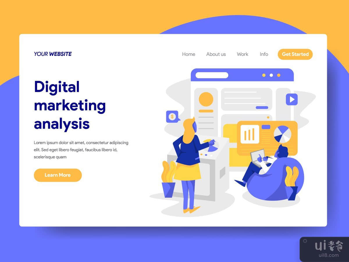 Digital Marketing Analysis Page