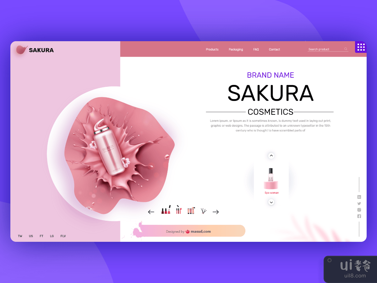 beauty products ecommerce