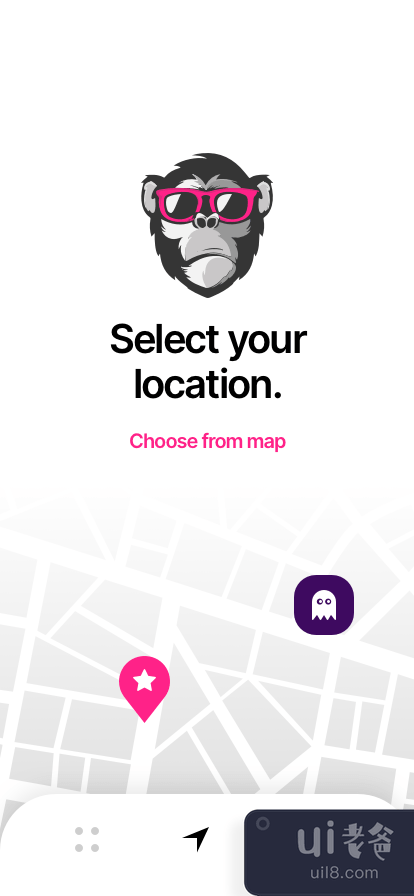 地图应用界面(Map App UI)插图