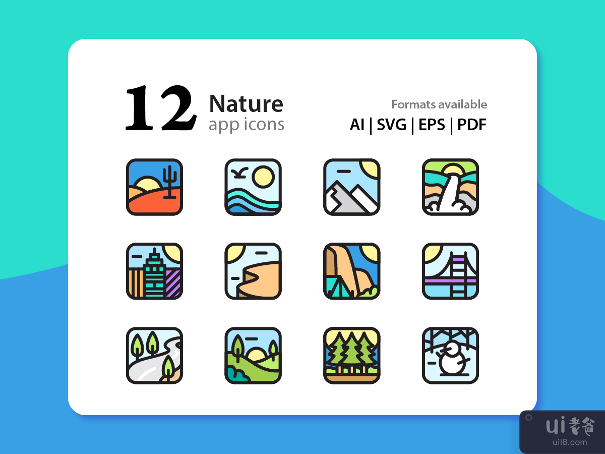 Nature App Icons