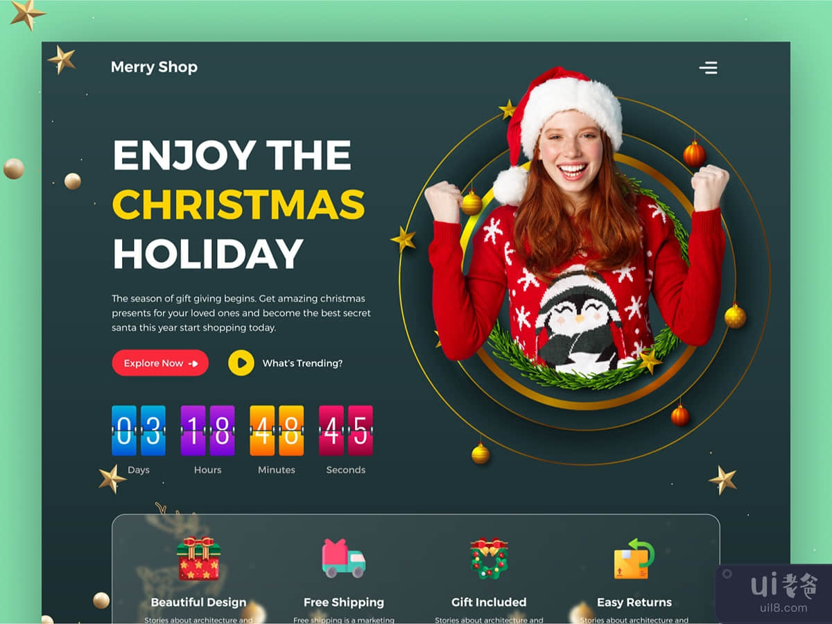 Christmas Offer Landing Page