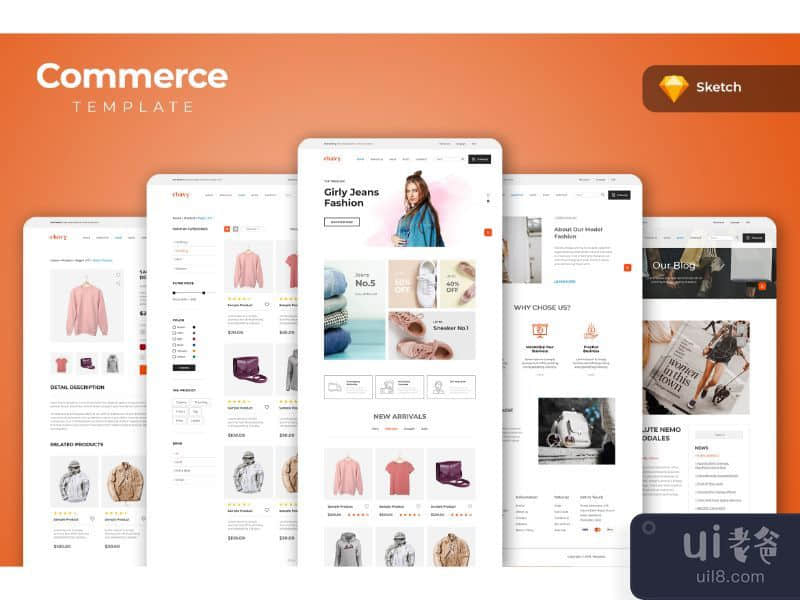 Fashion eCommerce Website Templates 