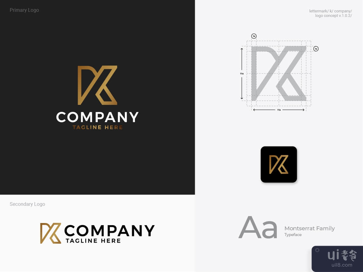 Letter K Logo Design for a Professional Company