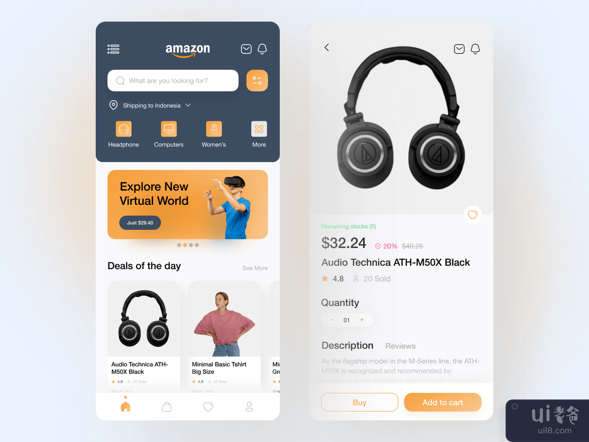 亚马逊移动应用重新设计(Amazon Mobile App Redesign)插图