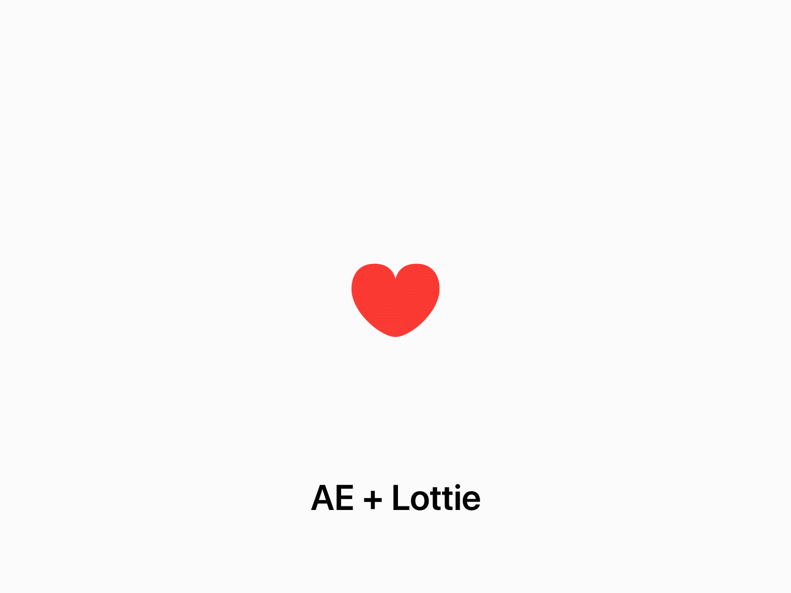 Heart Like Animation AE + Lottie