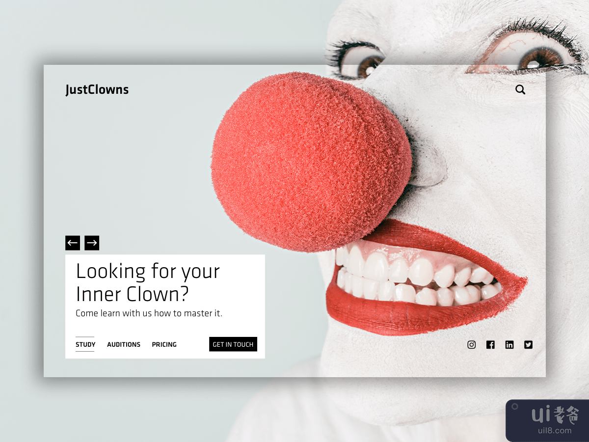 Hero Header  - Just Clowns