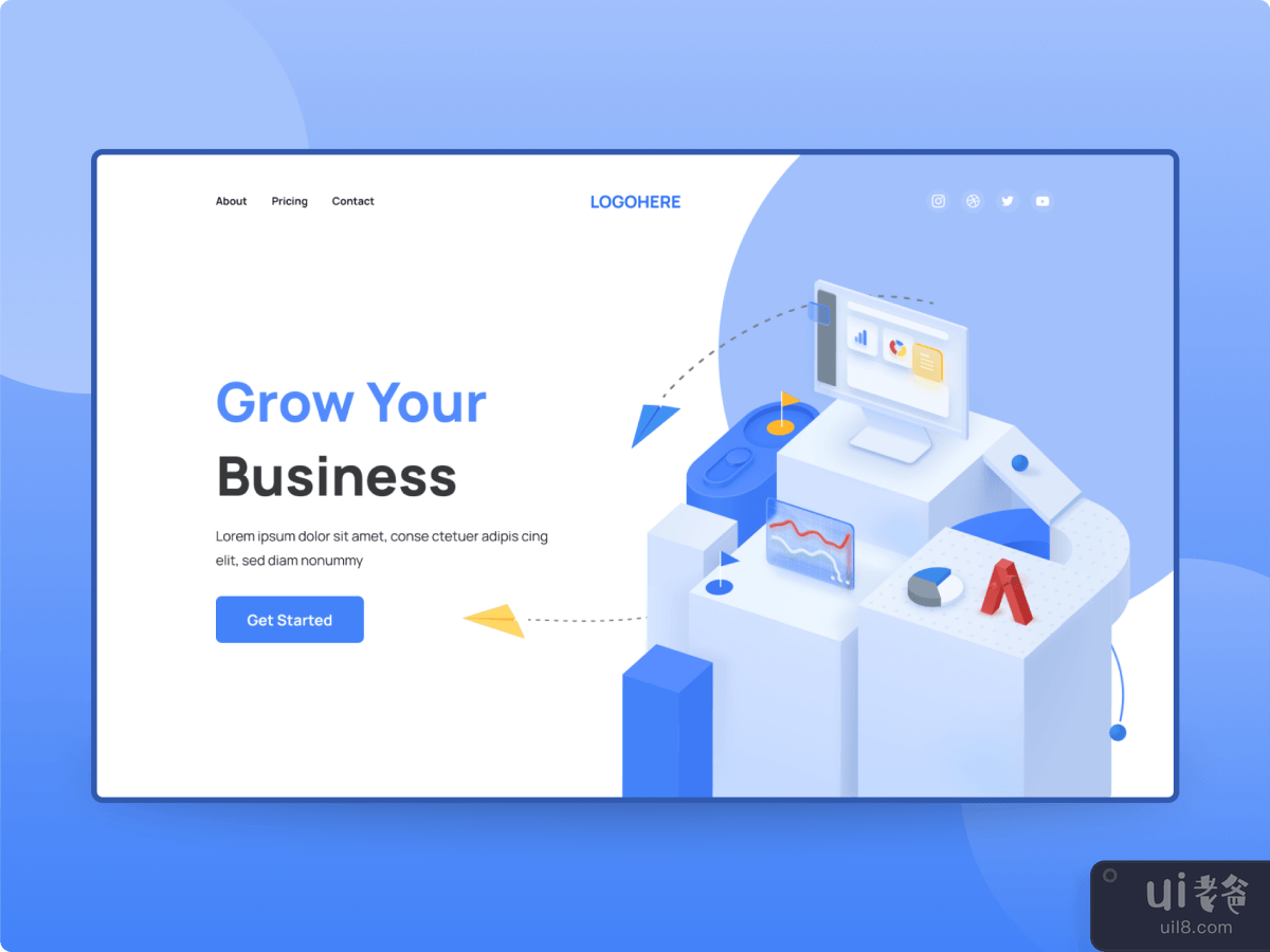 Grow your business Landing page