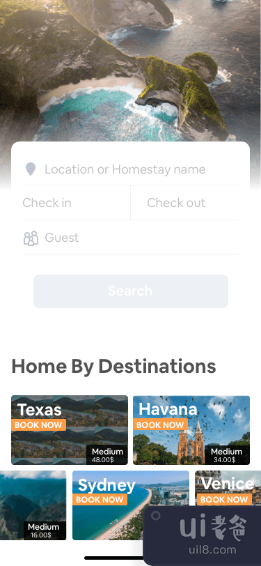 ViVu - 酒店预订应用程序 UI 套件(ViVu - Hotel Booking App UI Kit)插图1