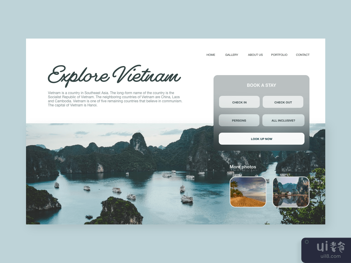 Website Header Explore Vietnam