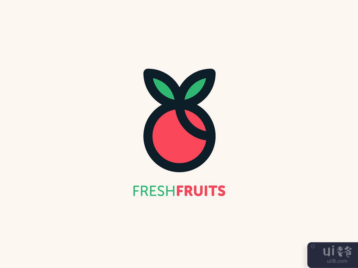 Fresh Fruits Logo Design