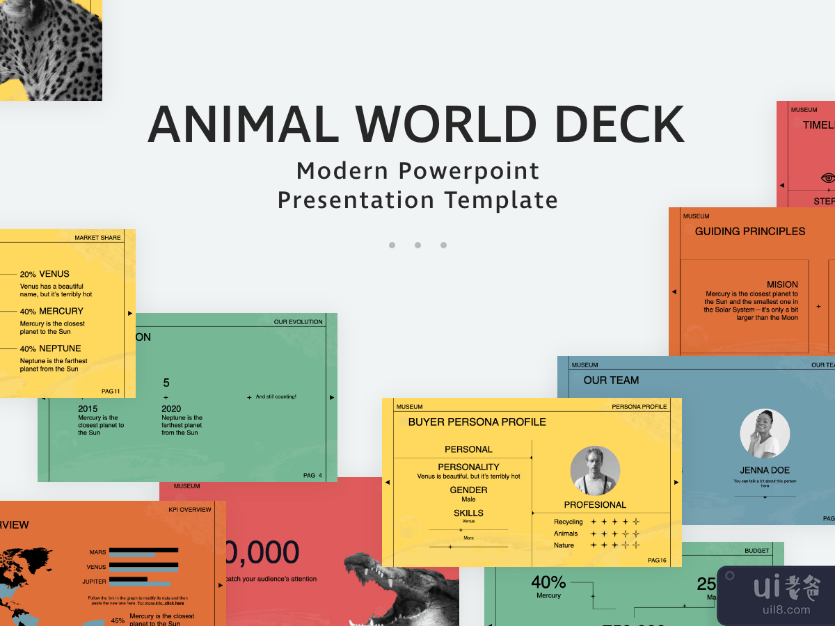Animal World PowerPoint Presentation Template