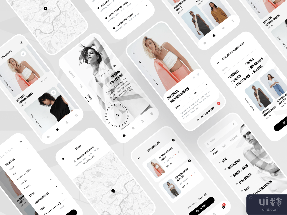 Zara 移动应用概念(Zara Mobile App Concept)插图1