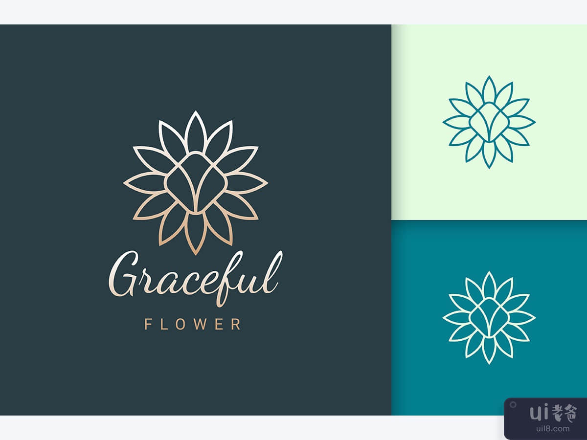 Luxury Flower Logo Template