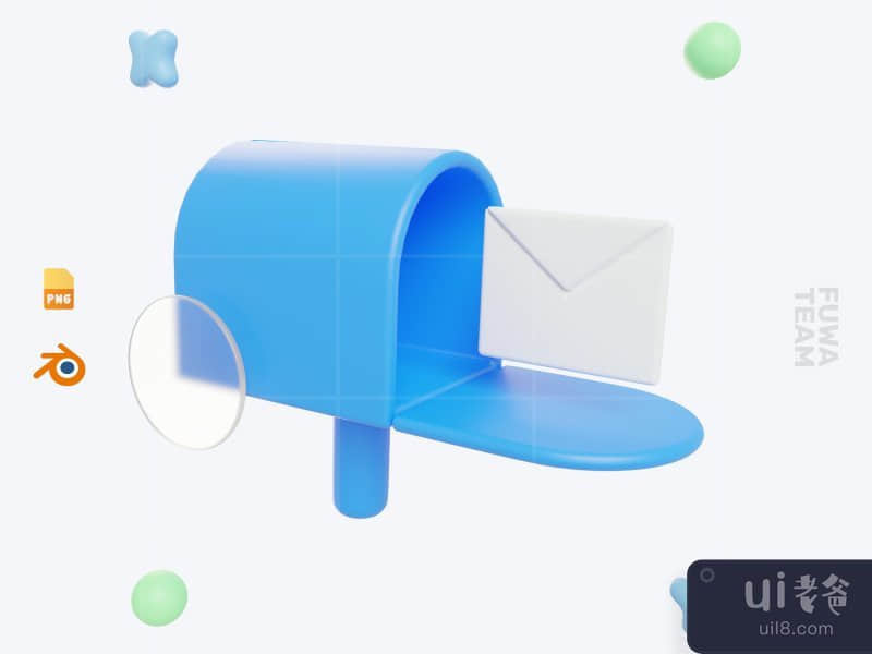 Mailbox - 3D Business and Finance icon pack