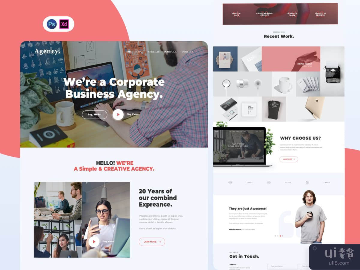 corporate agency web v2