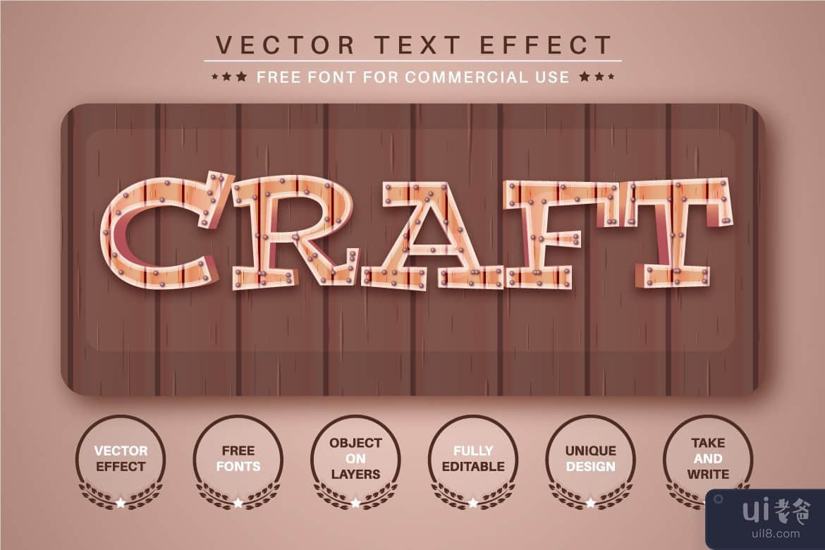 Tavern - 可编辑的文字效果，字体样式(Tavern -  Editable Text Effect, Font Style)插图1