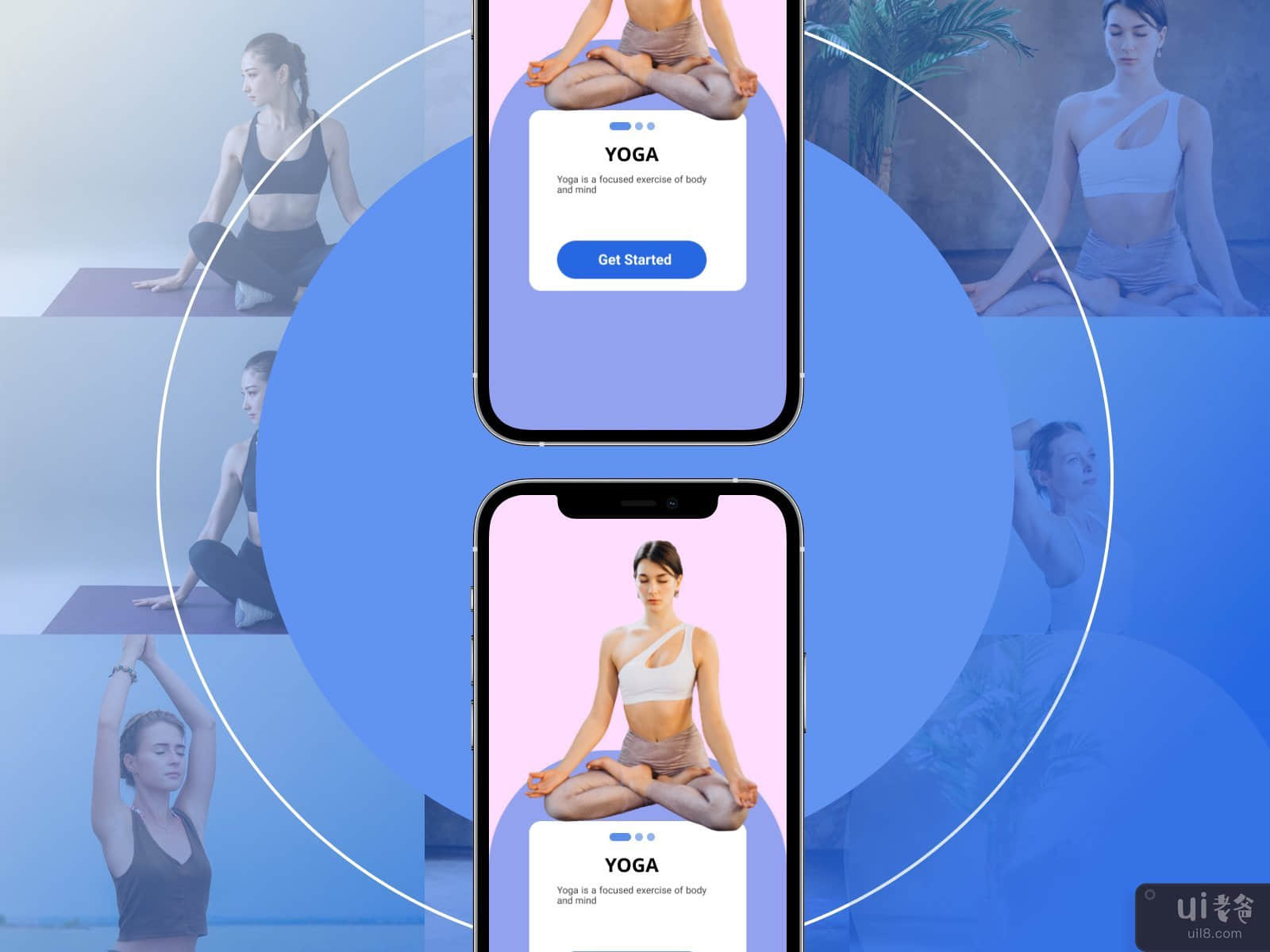 YOGA Apps ui 套件(YOGA  Apps  ui kits)插图1