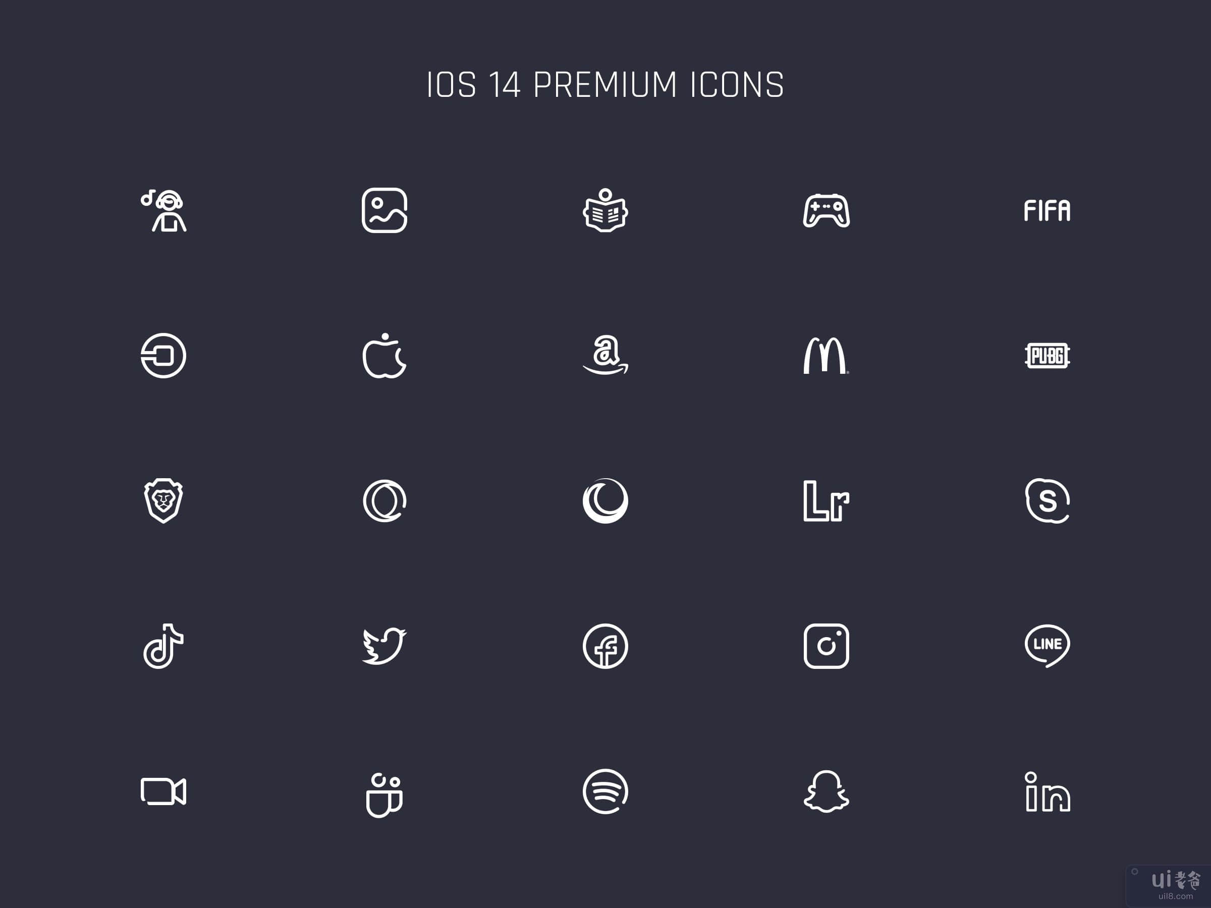 iOS 14 高级图标(iOS 14 Premium Icons)插图