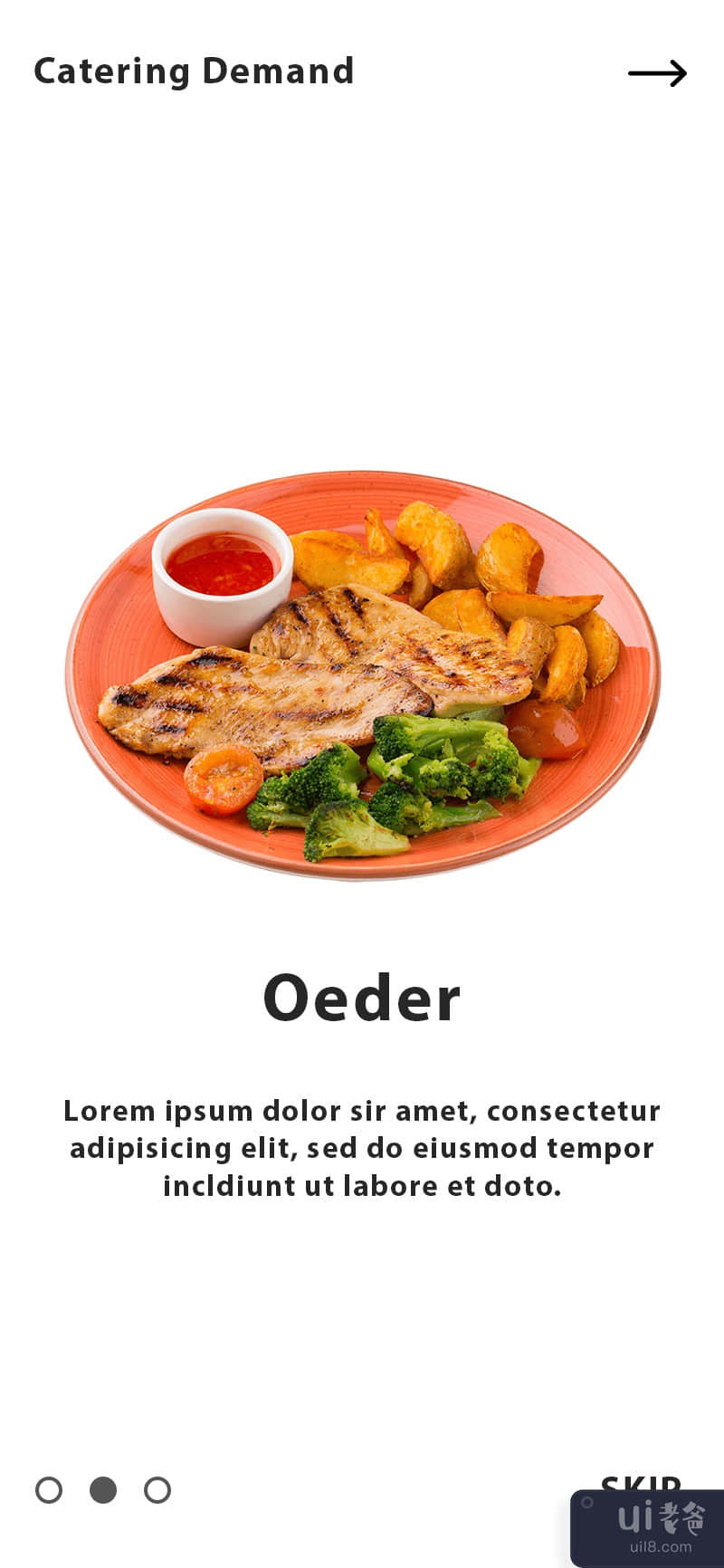 餐饮需求界面(Catering Demand UI)插图1