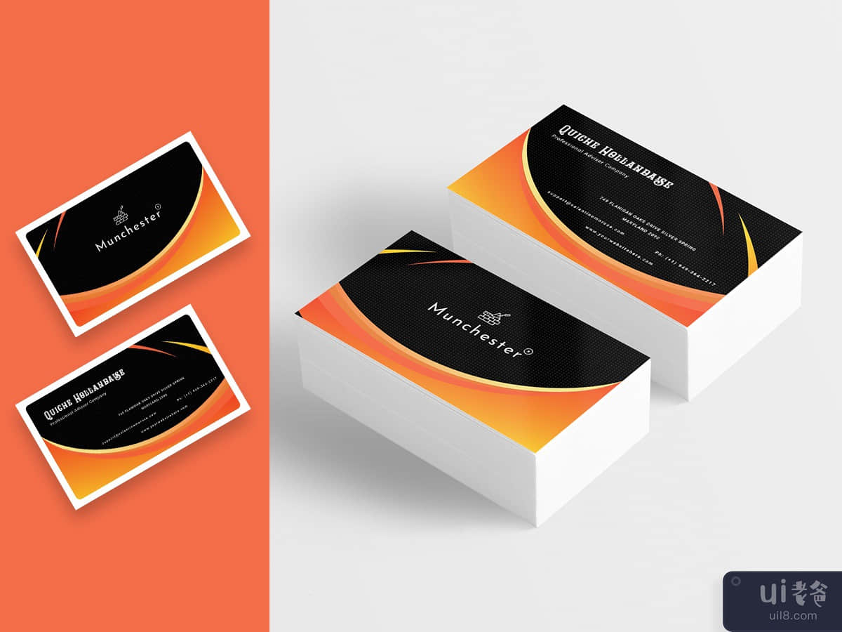 Abstract Business Card Template-02