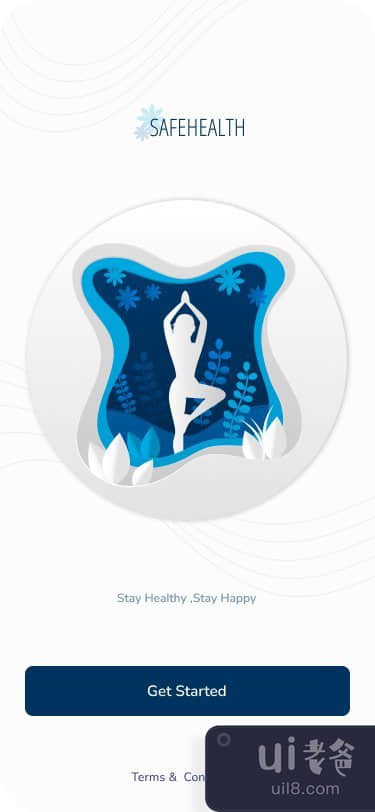 健身和瑜伽移动应用程序 UI 套件(Fitness & Yoga  Mobile App Ui Kit)插图2