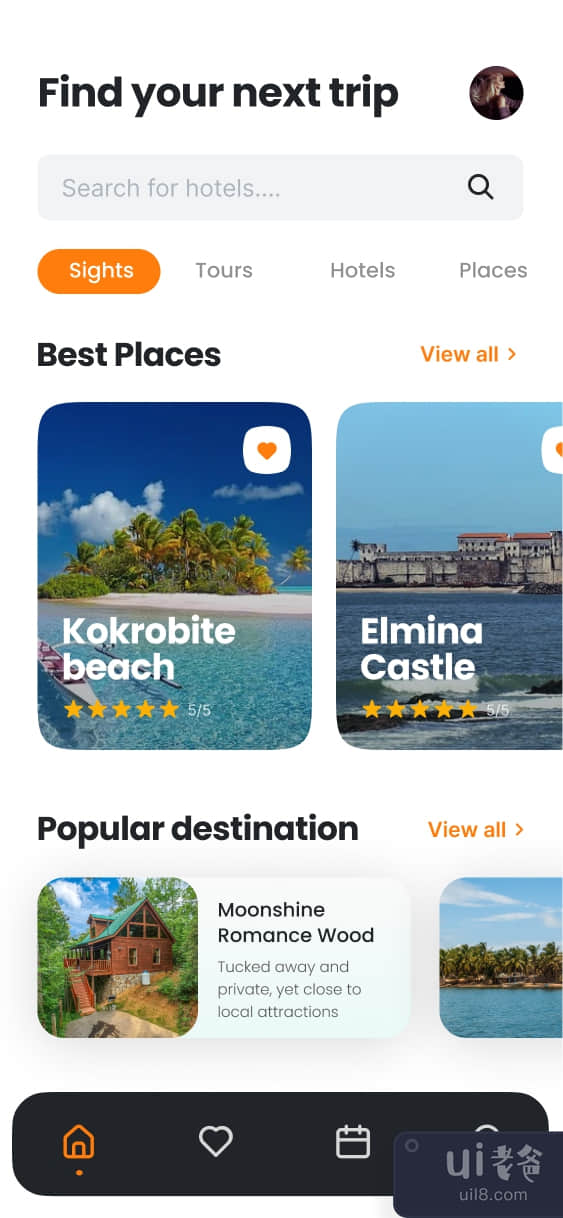 旅游应用设计(Travel app Design)插图
