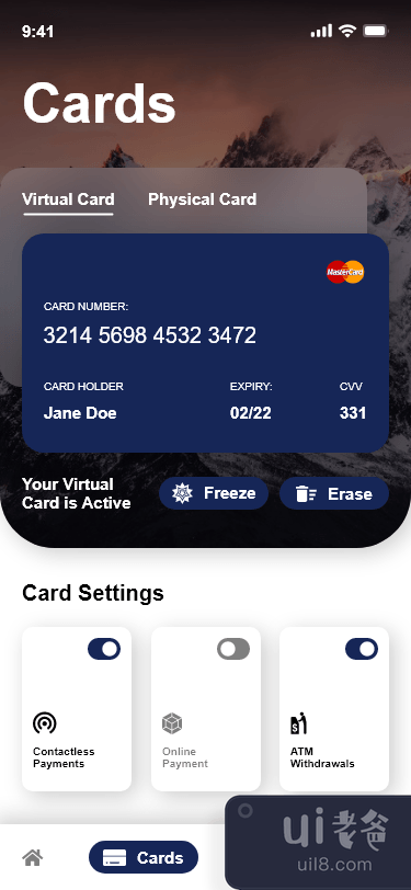 卡美元用户界面(Card USD UI)插图1
