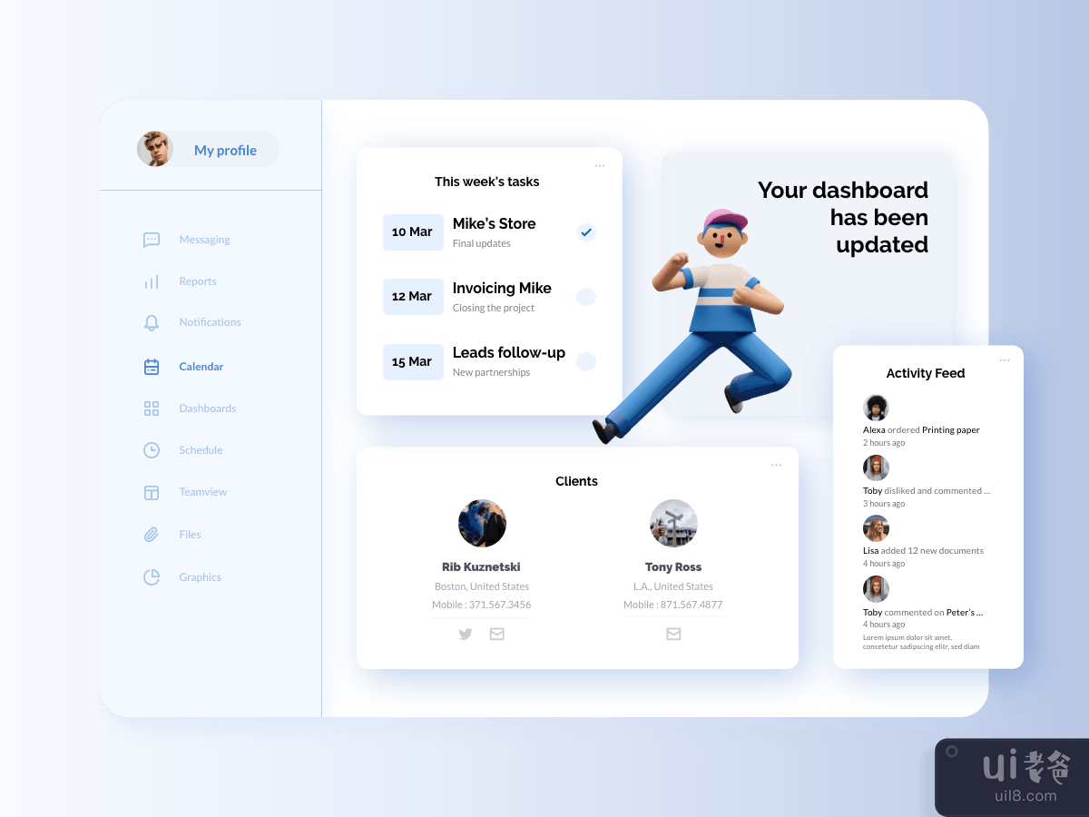 Team Management Dashboard 