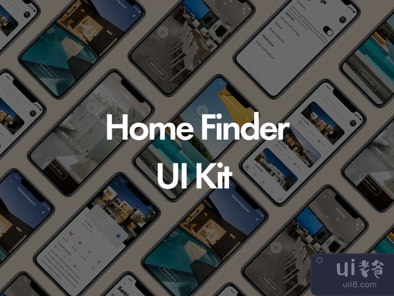 主页查找器 UI 套件(Home Finder Ui Kit)插图