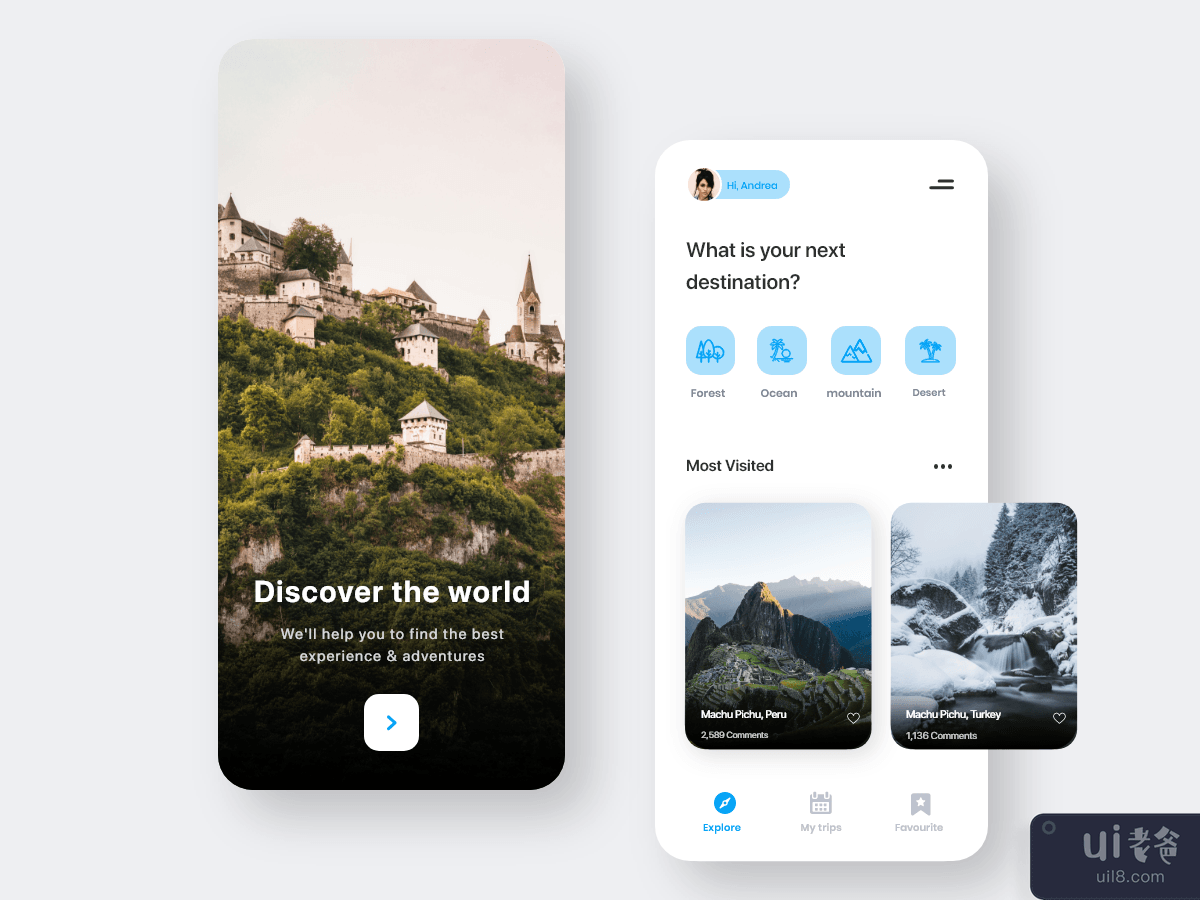 Trips App Concept