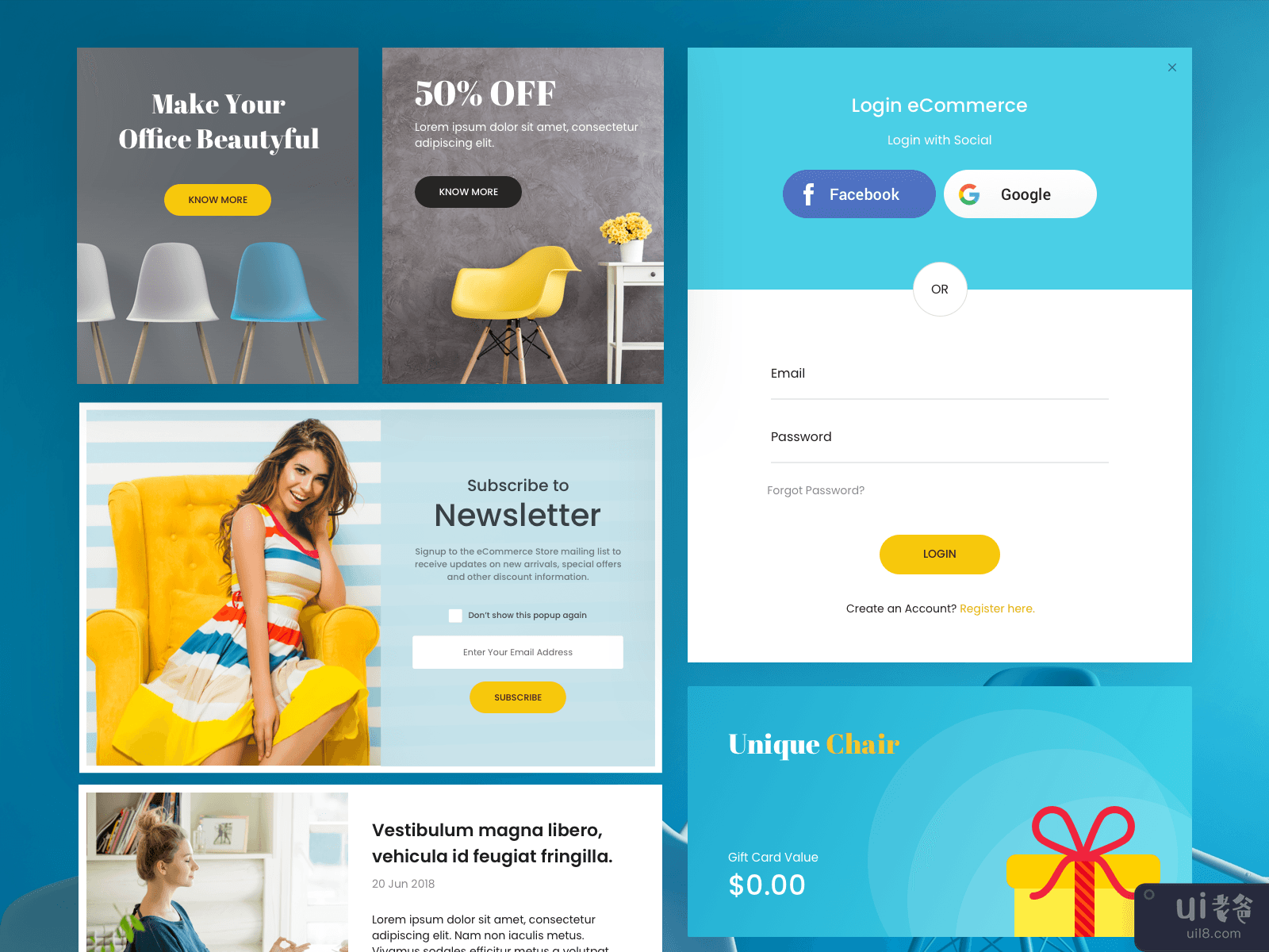 Ecommerce Cards