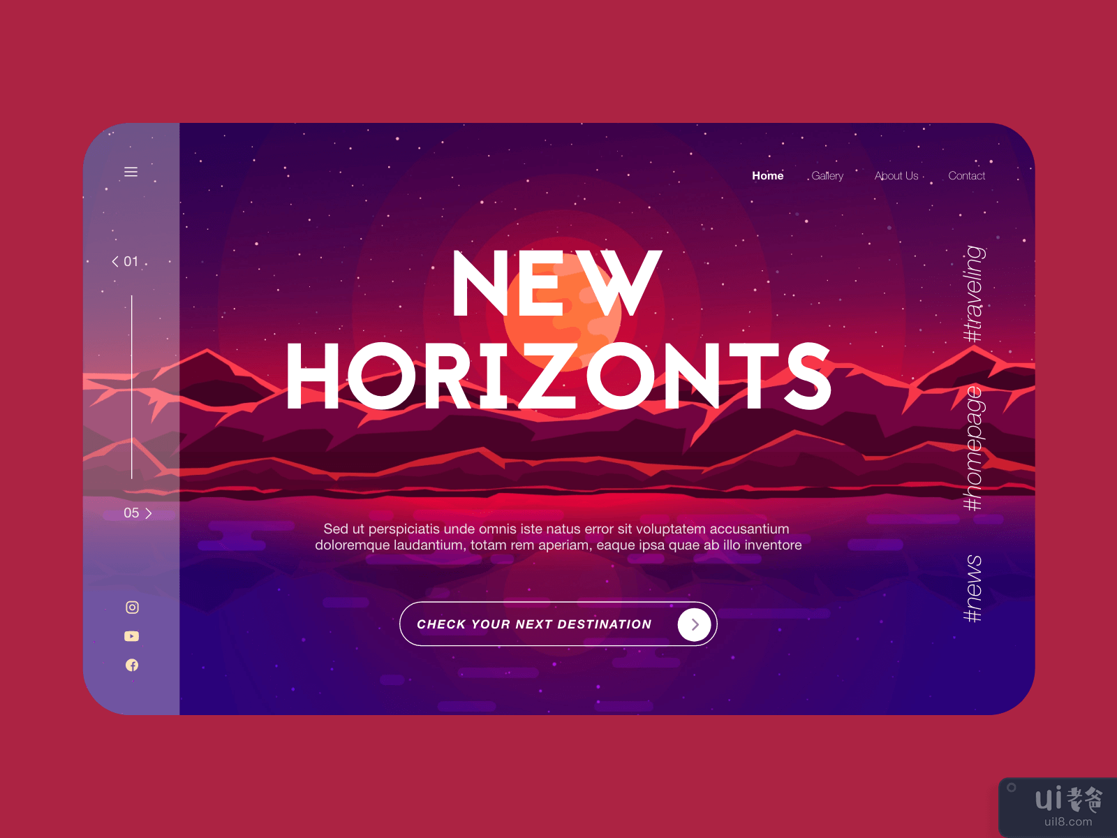 Website Header New Horizons