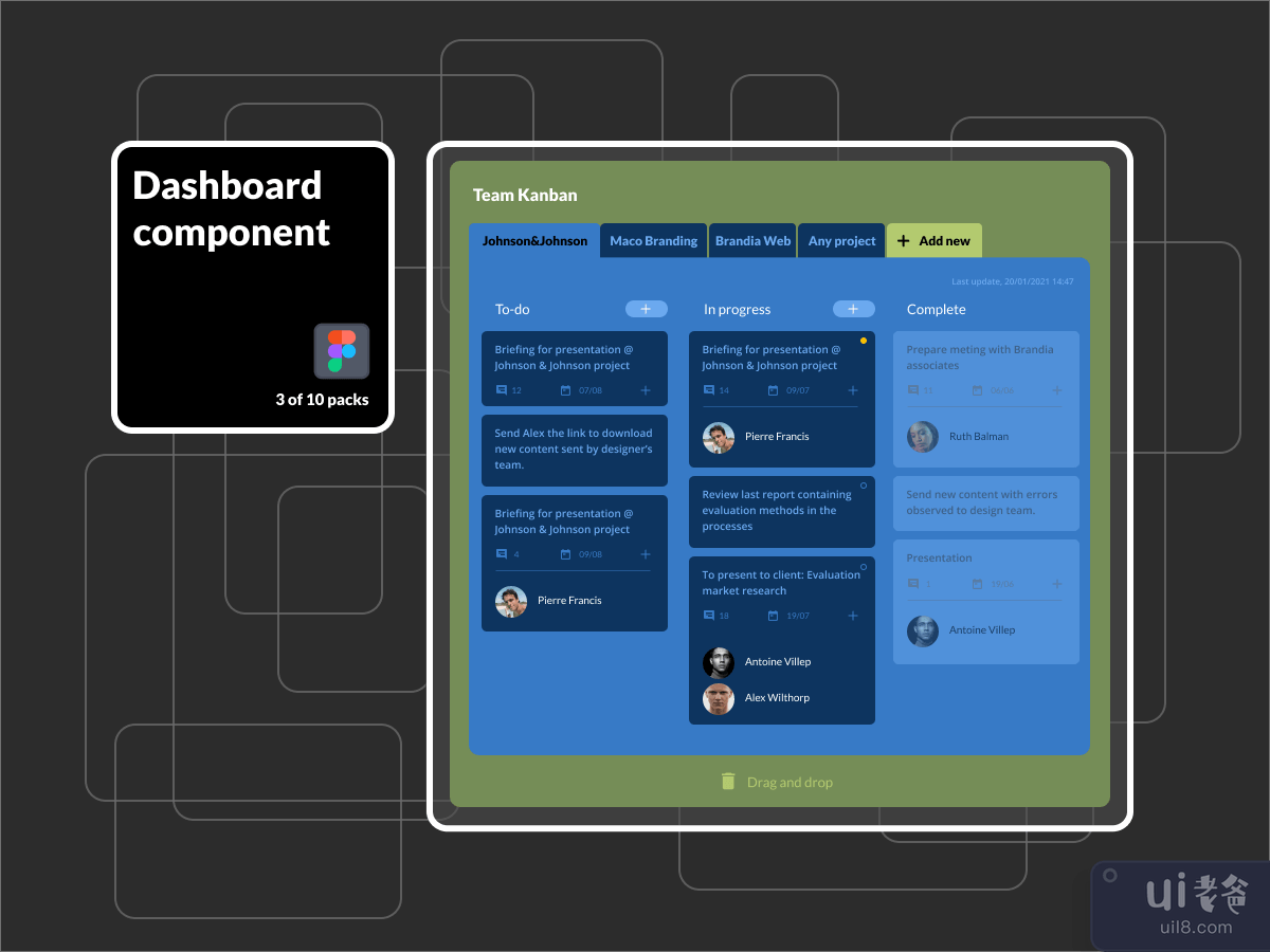 Dashboard Components - Team Management