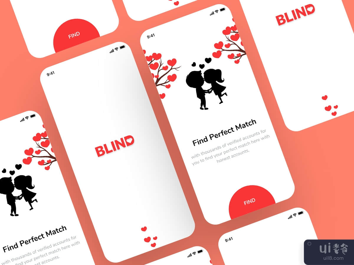 (part1) Blind love dating app