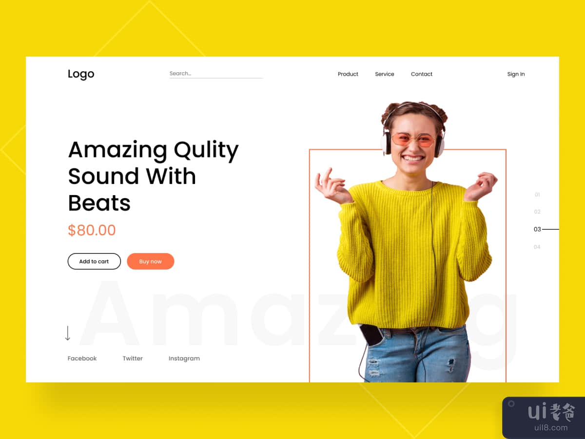 Landing page