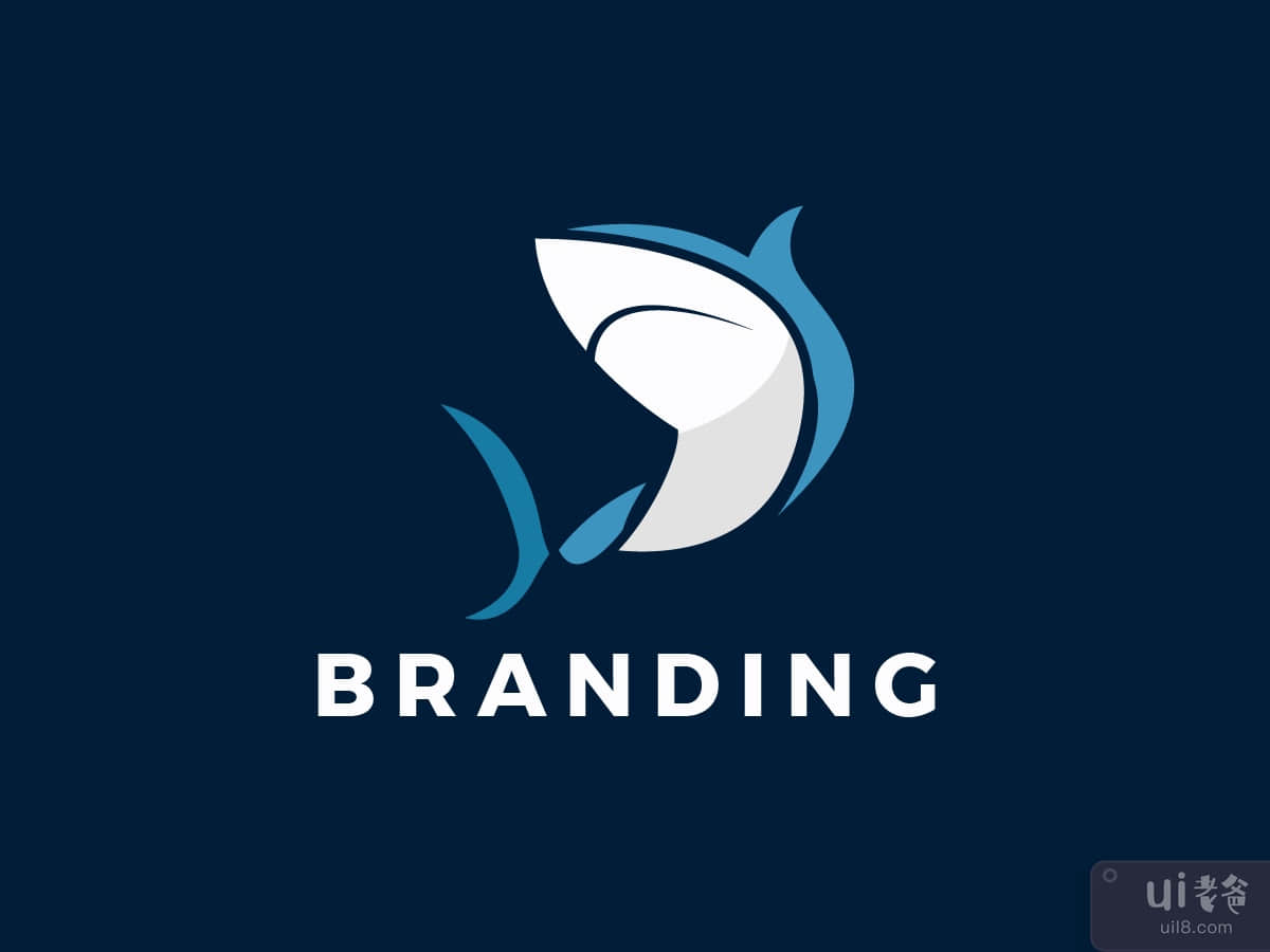 Modern Shark Logo Template