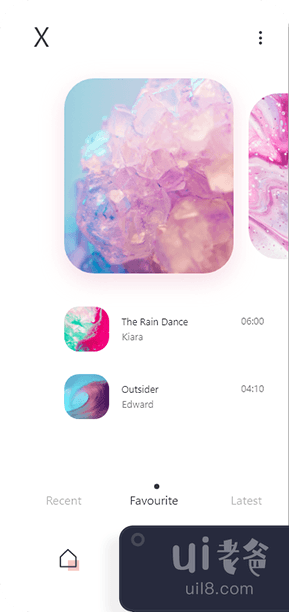 Playo ✦ 音乐播放器应用概念(Playo ✦ Music Player App Concept)插图