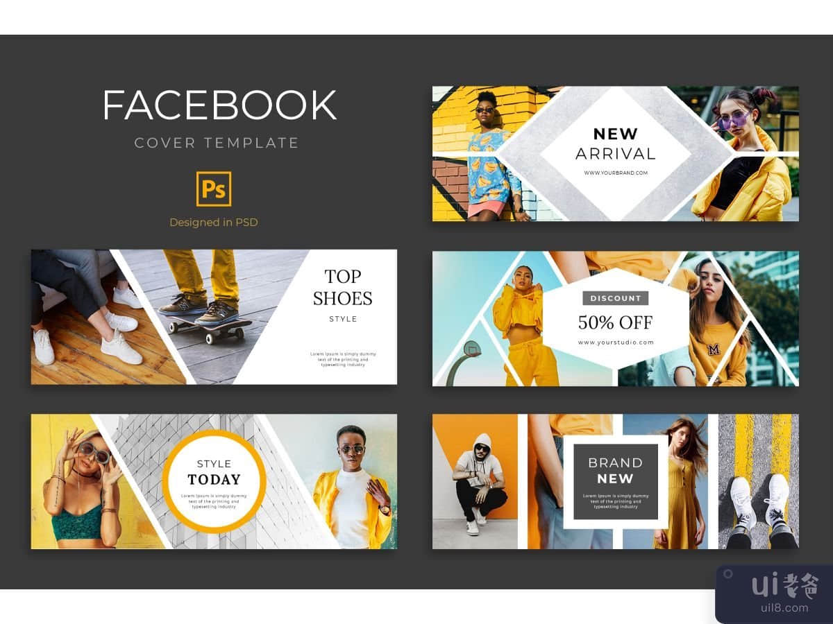 Facebook Cover Template Fashion Lifestyle