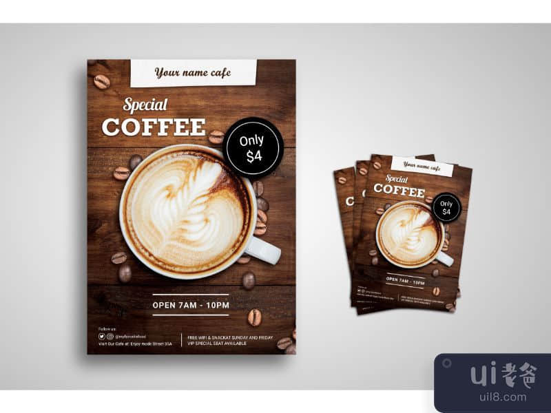 Flyer Template Special Coffee