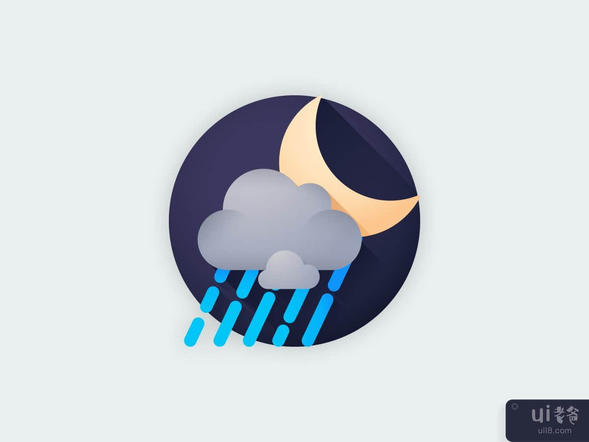 细雨标志(Drizzle Logo)插图
