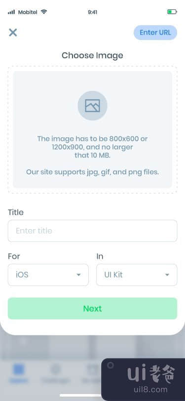 Uplabs 应用程序（完整的 UI 套件）(Uplabs App (Full UI Kit))插图16