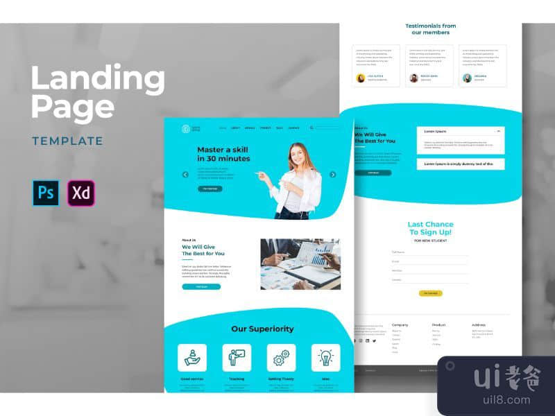 Business Landing Page Templates