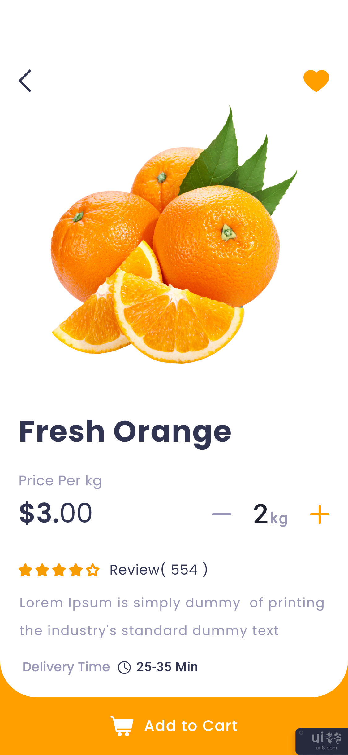 水果应用程序 UI 套件(Fruit App UI Kits)插图1