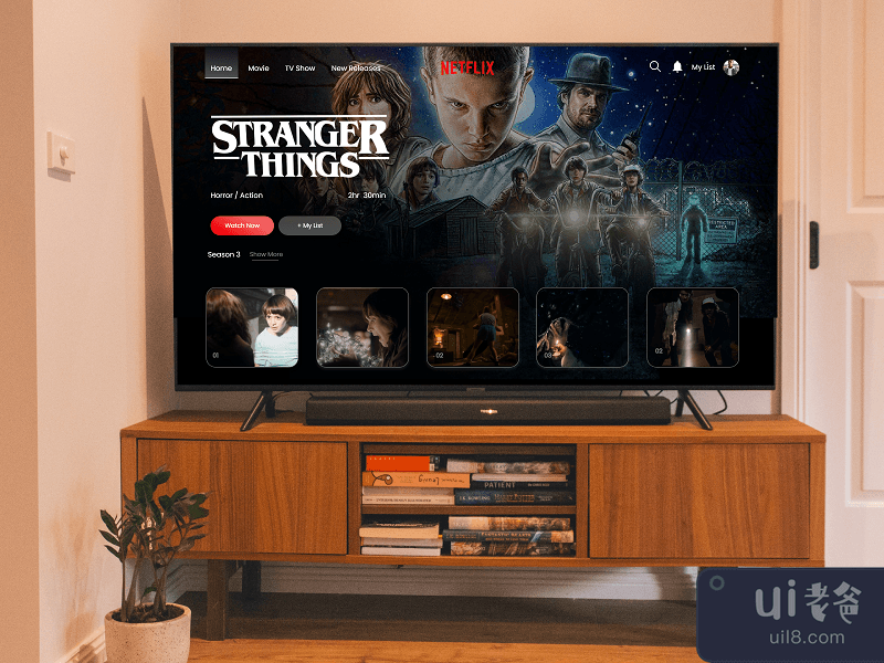 Netflix 登陆页面，带来精彩的娱乐体验(Netflix Landing Page for a Splendid Entertainment Experience)插图